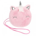 Starpak Plush Shoulder Bag Unicorn, pink