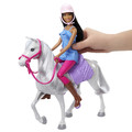 Barbie Doll And Horse With Saddle, Bridle And Reins HCJ53 3+