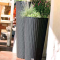 Plant Pot Rato Tubus 20 cm, umber