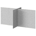 SIDORNA Partition wall, grey, 324x160x150 cm