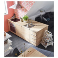 EKBACKEN Worktop, ash effect, laminate, 186x2.8 cm