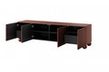 TV Cabinet Sonatia II 200 cm, with 2 internal drawers, burgundy