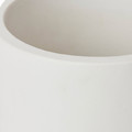 Plant Pot with Saucer GoodHome 12 cm, white