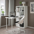 KALLAX / LINNMON Desk combination, white, 77x139x147 cm