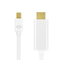 LogiLink Mini DisplayPort to HDMI 4K 5 m, white