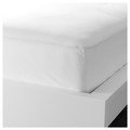 DVALA Fitted sheet, white, 160x200 cm