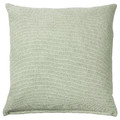 SANDTRAV Cushion, grey-green/white, 45x45 cm