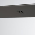 ÖVERSIDAN LED wardrobe lighting strp w sensor, dimmable dark grey, 46 cm