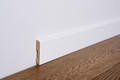 MDF Skirting Board Foge LB1 8 cm 2 m, semi-matt white