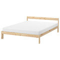 NEIDEN Bed frame, birch, Luröy, 140x200 cm