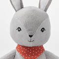 GULLIGAST Squeaky soft toy, grey-red