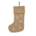 Christmas Stocking Snowflakes, jute