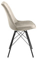 Dining Chair Eris, velvet, sand