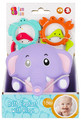 Bam Bam Bath Elephant with Rings 18m+