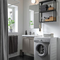 ENHET Bathroom, anthracite/grey frame, 64x43x87 cm