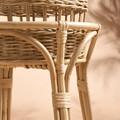 TOLKNING Plant stand, handmade rattan, 66 cm