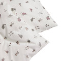 LEANDER Junior bedding, 100x135 cm, forest, dusty rose