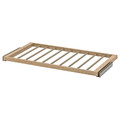 KOMPLEMENT Pull-out trouser hanger, white stained oak effect, 100x58 cm