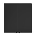 GoodHome Bathroom Wall Cabinet Imandra 60 x 60 x 15 cm, matt black