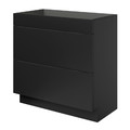 GoodHome Wash-basin Cabinet Imandra 80 cm, matt black