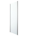 GoodHome Shower Panel Beloya 80 cm, chrome/transparent