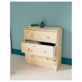 RAST Chest of 3 drawers, pine, 62x70 cm