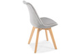 Upholstered Dining Chair Bolonia Lux, grey