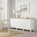 BESTÅ Storage combination with drawers, white/Lappviken/Stubbarp white, 180x42x76 cm