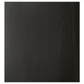 LAPPVIKEN Door, black-brown, 60x64 cm