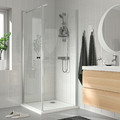 OPPEJEN Shower door, glass, 84x202 cm