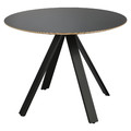 Table Mezzanotte 60cm, black