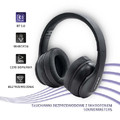 Qoltec Soundmasters Wireless Headphones with Microphone | BT 5.0 AB, black