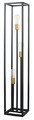 Floor Lamp 3-p, black-gold