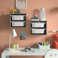 TROFAST Wall storage, grey/white, 34x21x30 cm