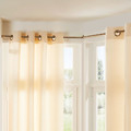 Curtain GoodHome Kosti 140x260cm, off-white