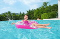 Bestway Inflatable Swim Ring Heart Glitter 91cm 10+