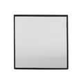 Decorative Mirror Tray 10cm, square, black