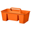 STACKSTOD Desk organiser, bright orange, 32x18x16 cm