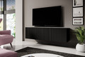 Wall-Mounted TV Cabinet Nicole 150 cm, black/matt black