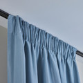 GoodHome Curtain Baltha 140 x 300 cm, blue