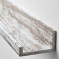 MOSSLANDA Picture ledge, white stained pine effect, 115 cm