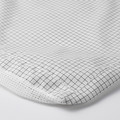 STUK  Clothes cover, set of 3, white/grey