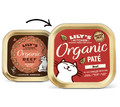 Lily's Kitchen Cat Food Organic Beef Paté/Organic Beef Dinner 85g