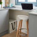 Cooke&Lewis Bar Stool Shira, white