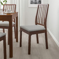 EKEDALEN Chair, brown, Orrsta light grey