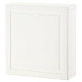 BESTÅ Wall-mounted cabinet combination, white/Smeviken white, 60x22x64 cm