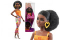 Barbie Doll Fashionista, Curly Black Hair And Petite Body HPF74 3+