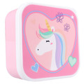 Pret Snack Box Set Lunch Box 3in1 Pink Unicorn