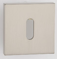 Gamet Door Escutcheon, brushed nickel