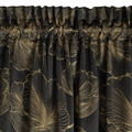 Curtain Stella 140 x 300 cm, black/gold